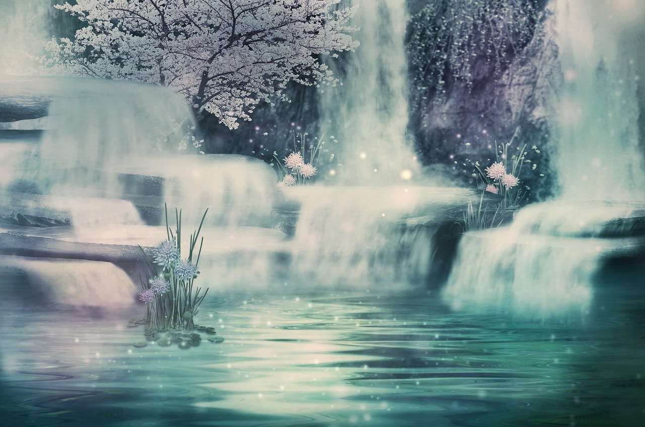Fantasy waterfalls