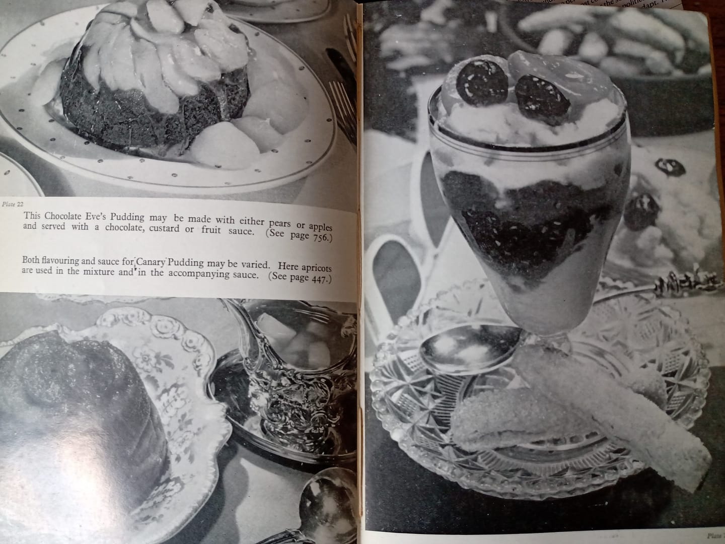 Page from Good Housekeeping cookery book