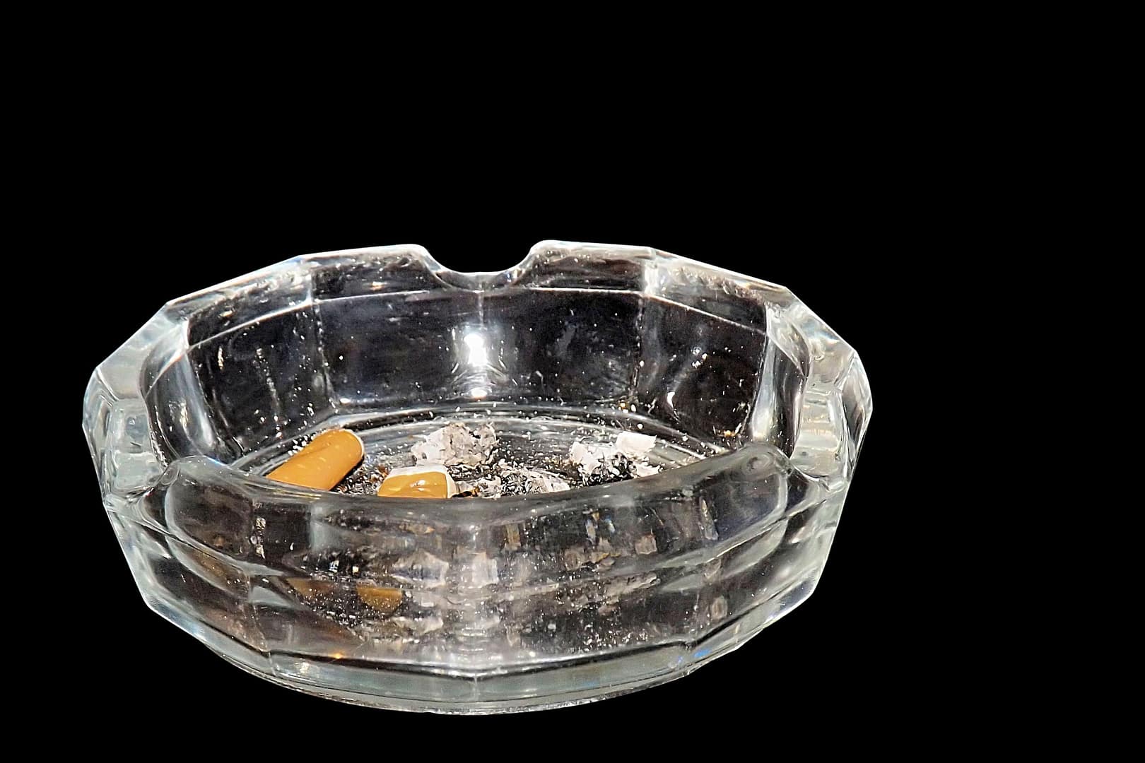 glass ashtray