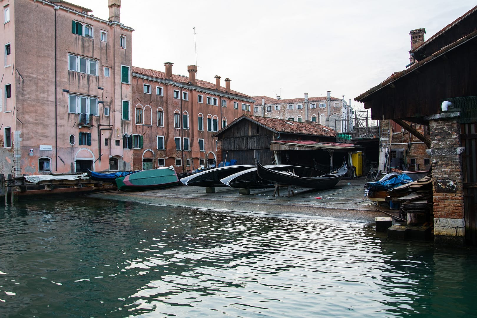 A shipyard