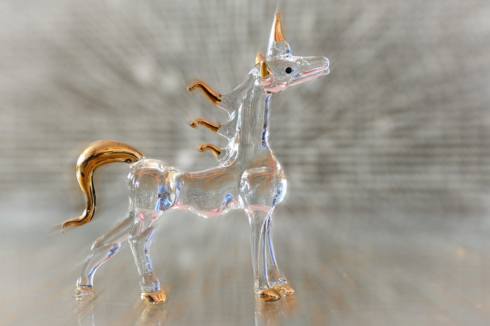 glass unicorn