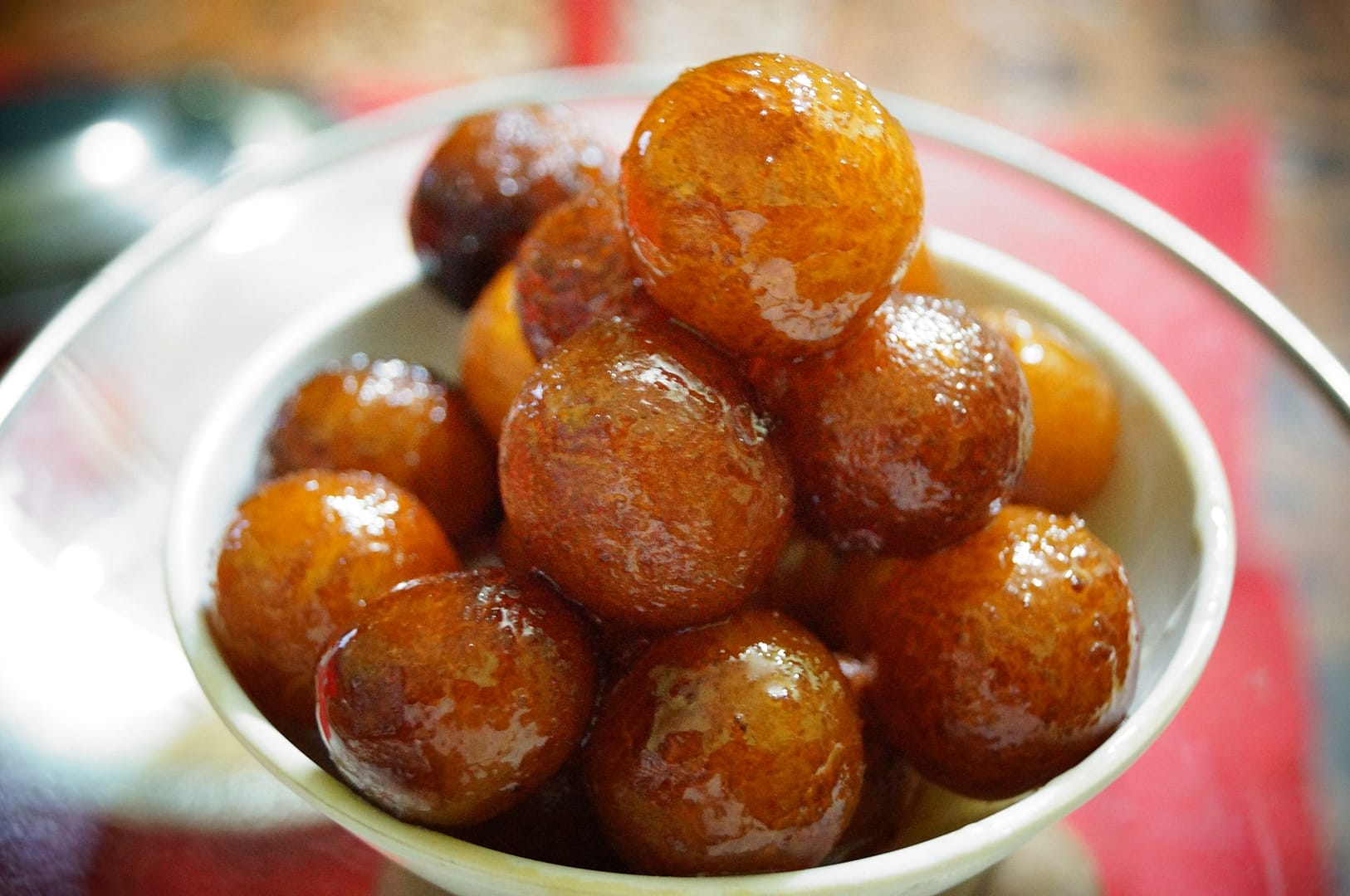 Ghulab Juman or spongy balls