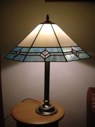 Glass lampshade