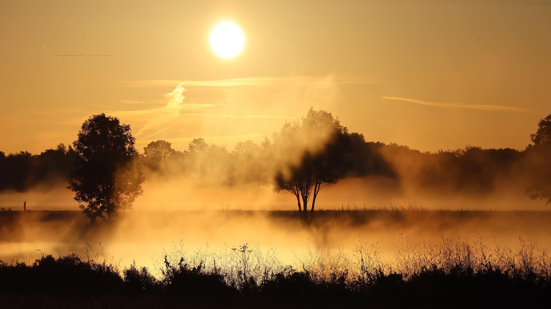 Sunset over Lake
