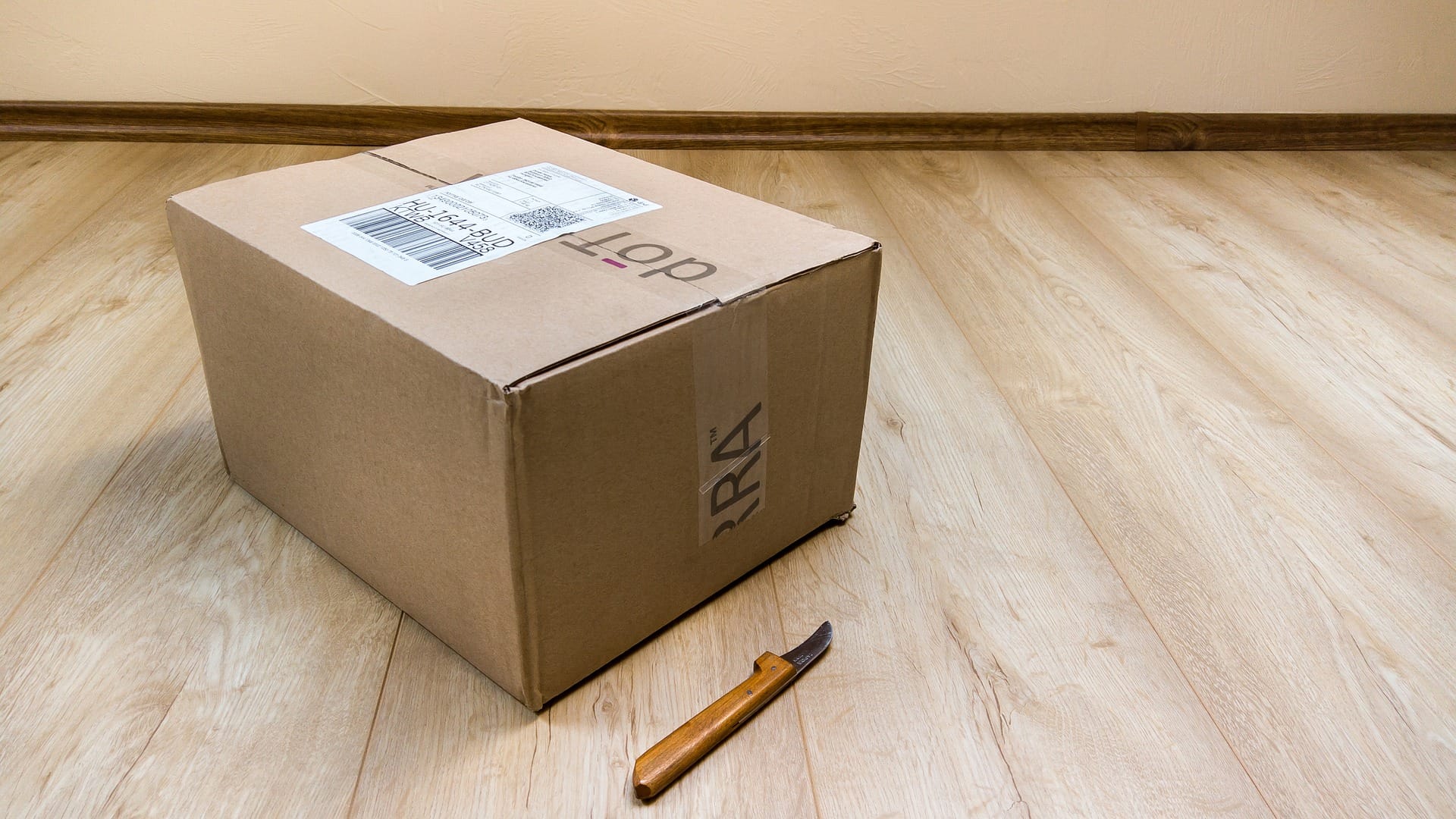 brown package
